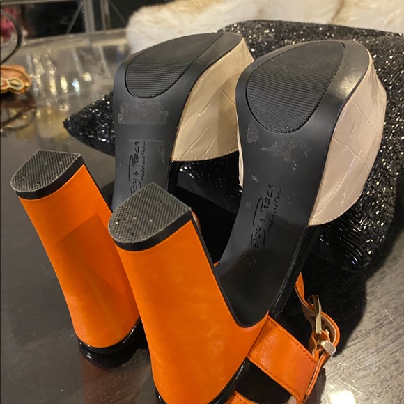 Brand New ✨Leather Sandal High Heels ✨ Brand “ Joy&Peace” ✨Size 6.5 - Picture 7 of 16